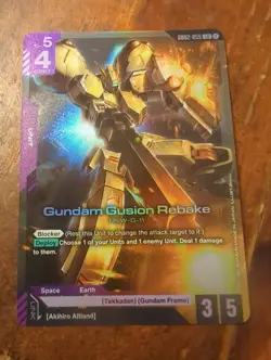 Dual Impact - Gundam Gusion Rebake GD02-055 LR Gundam Card Game - Image 2