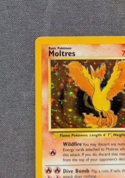 Moltres 12/62 Holo Fossil Set Pokemon Card English - EXCELLENT - Image 2