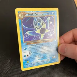 Dark Omastar 19/105 Non Holo Rare, Neo Destiny. Unlimited Pokemon card - Image 3