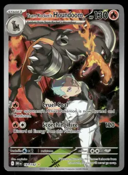 Pokemon Cards Team Rocket's Houndoom 191/182 Destined Rivals LP - Image 1