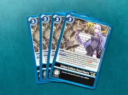 Unique Emblem: Gravel Hearts EX10-069 Playset Sinister Order Digimon Card x4 - Image 1