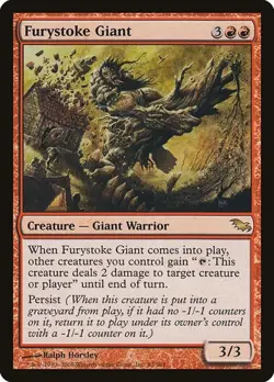 Furystoke Giant SHM LP MTG - Image 1