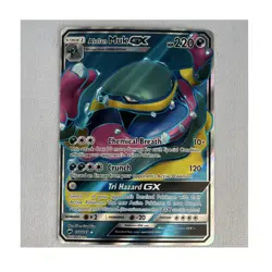 Pokemon Alolan Muk GX 138/147 SM Burning Shadows Ultra Rare Full Art Holo - Image 1