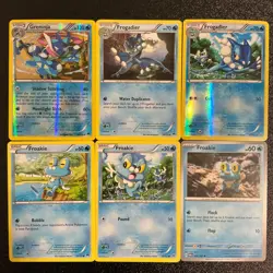 x6 Froakie Frogadier Greninja Pokemon Mix Lot TCG Collection 🐸💦🥷 unique #3 - Image 1