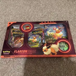 Pokemon TCG: Flareon VMAX Premium Collection Box - Factory Sealed - Image 1