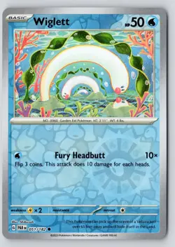Wiglett 051/182 Common Paradox Rift Reverse Holo Near Mint - Image 1