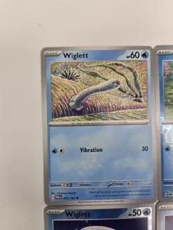 Lot of 9 Wiglett Wugtrio Various Pokemon Collection Reverse Holo - Image 3