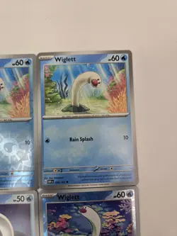Lot of 9 Wiglett Wugtrio Various Pokemon Collection Reverse Holo - Image 5