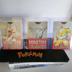 3 Japanese Carddass Pocket Monster Red: No.97 Hypno, No.75 Graveler, No.118 Gold - Image 1