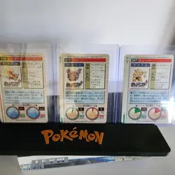 3 Japanese Carddass Pocket Monster Red: No.97 Hypno, No.75 Graveler, No.118 Gold - Image 2