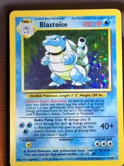 Blastoise ⭐ 2/102 Holo Rare Base Set Pokemon LP (Lightly Played) - Image 1