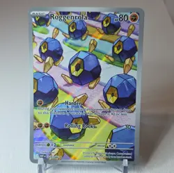 Pokemon TCG Roggenrola 127/086 SV: White Flare Illus Rare Holo EN - Image 1
