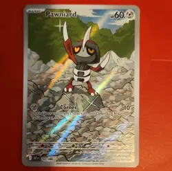 The Pokemon Company Pawniard 142/086 SV Black Bolt Holo Basic 60 HP IR EN - Image 1