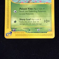 Bellsprout - Aquapolis - 68/147 - Pokemon TCG - LP - Image 3
