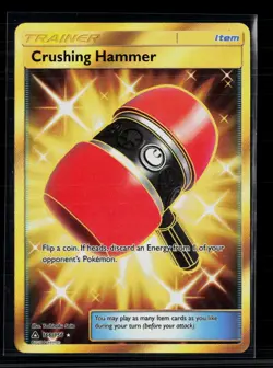 Pokemon 2018 Ultra Prism Crushing Hammer SR UR #166/156 - Image 1