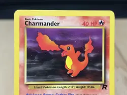 Pokemon TCG Team Rocket Charmander 50/82 NM/LP - Image 2