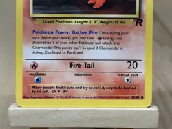Pokemon TCG Team Rocket Charmander 50/82 NM/LP - Image 3