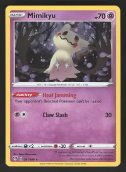 Mimikyu 081/189 Cosmos Holo Pokemon TCG Promo VLP - Image 1