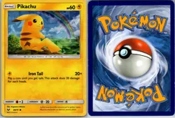 Pikachu (Cracked Ice Holo) 28/073 Deck Exclusives Pokemon TCG Holo C LP - Image 3