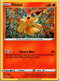 Victini 005/015 McDonald's Promos 2022 Pokemon TCG Holo P LP - Image 1