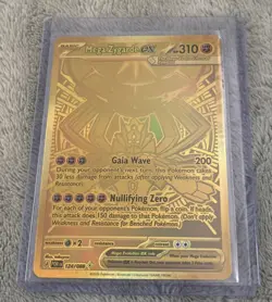 Pokemon TCG Perfect Order Hyper Rare Gold Mega Zygarde EX Full Art 124/088 - Image 1