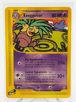 Exeggutor 13 Rare Aquapolis Pokemon NP Mint! - Image 1