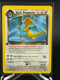 Pokemon TCG Dark Dragonite 22/82 Team Rocket 1st Edition NP Mint! - Image 2
