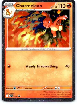 Charmeleon (Cosmos Holo) 079 Holo Promo ME: Mega Evolution Promo Pokemon Holo NM - Image 1