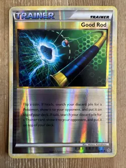 Good Rod - 76/95 - Uncommon - Reverse Holo NM English Pokemon Unleashed - Image 1