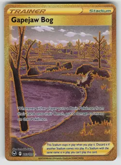 Gapejaw Bog 213/195 Secret Rare Silver Tempest Pokemon Near Mint - Image 1
