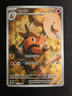 Pokemon TCG Pignite 097/086 Sv: White Flare Holo NM - Image 1