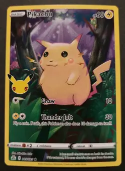 Pikachu Celebrations 005/025 Pokemon TCG NM - Image 1
