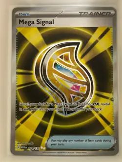 Mega Signal 171/132 Ultra Rare Mega Evolution Pokemon NM - Image 1