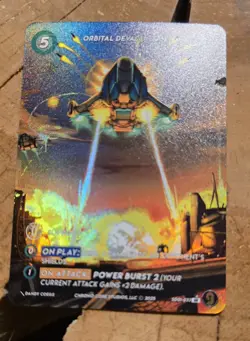 Orbital Devastation Alternate Art SR Foil, SD01-031 Full Art, Chrono Core - Image 1
