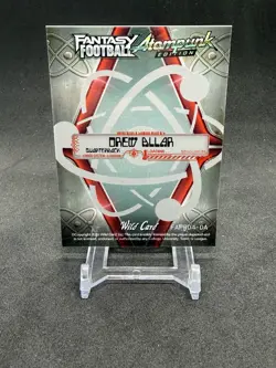 Wild Card Fantasy Football Atompunk 1/2 Drew Allar Rookie 2026 card Red - Image 2