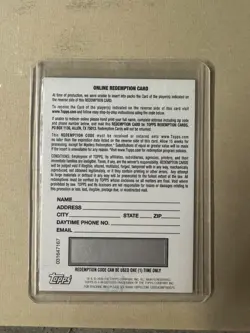 Topps redemption card Jalen Brunson /Carmelo Anthony signed dual auto from 2025 - Image 3