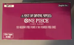 One Piece TCG: OP11 A Fist Of Divine Speed Booster Box ENGLISH - New - Unsealed - Image 4