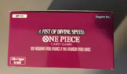 One Piece TCG: OP11 A Fist Of Divine Speed Booster Box ENGLISH - New - Unsealed - Image 5