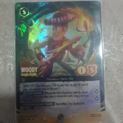 Disney Lorcana Woody Jungle Guide 54/P3 Top 8 Set Championship Promo Foil NM - Image 1