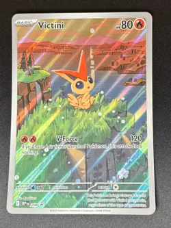 Pokemon Victini SVP 208 JUMBO Card Black Bolt White Flare PROMO 2025 - Image 1