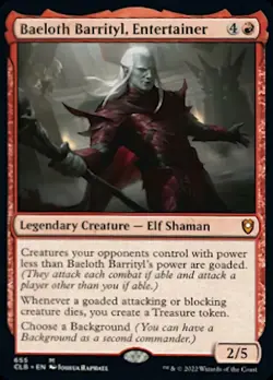 Baeloth Barrityl, Entertainer [Commander Legends: Battle for Baldur's Gate] - Image 1