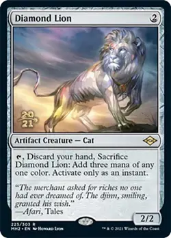 Diamond Lion [Modern Horizons 2 Prerelease Promos] - Image 1