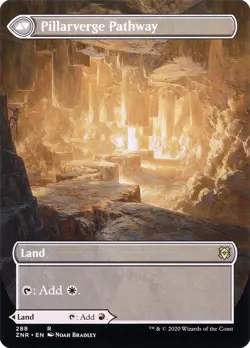 Needleverge Pathway // Pillarverge Pathway (Borderless Alternate Art) [Zendikar - Image 2