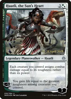 Huatli, the Sun's Heart [War of the Spark Prerelease Promos] - Image 1