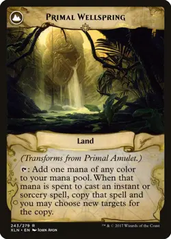 Primal Amulet // Primal Wellspring [Ixalan] - Image 2