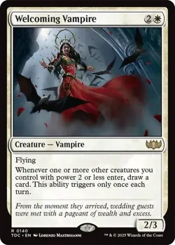 Welcoming Vampire [Tarkir: Dragonstorm Commander] - Image 1