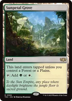 Sunpetal Grove [Tarkir: Dragonstorm Commander] - Image 1