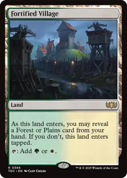 Fortified Village [Tarkir: Dragonstorm Commander] - Image 1