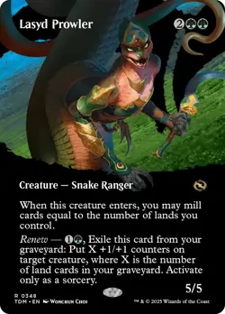Lasyd Prowler (Borderless) [Tarkir: Dragonstorm] - Image 1