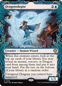 Dragonologist (Showcase) [Tarkir: Dragonstorm] - Image 1